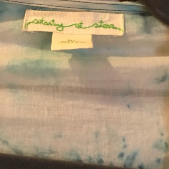 UO Staring at Stars Tie Dye Duster Kimono Jacket - Picture 4 of 7